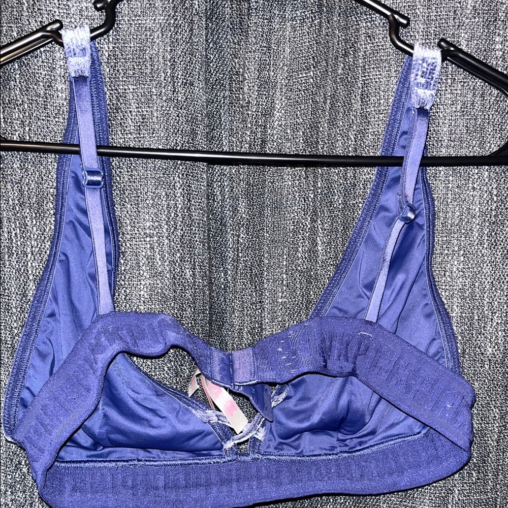 Victoria's Secret Velvet Bralette in Lavender Blue - Picture 3 of 3